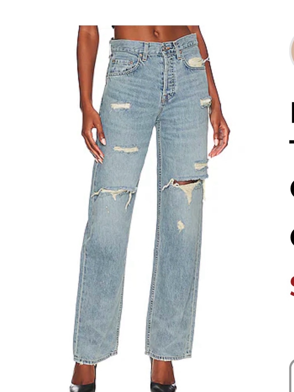 GRLFRND Bella Low Rise Boyfriend Jeans Telegraph Hill 27 NEW